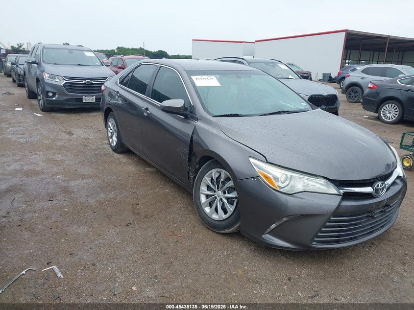 2016 Toyota Camry VIN 4T4BF1FK6GR550216 IAAI salvage auction — RIGHT FRONT, Salvage (Texas), sold $2,800 on 2026-07-24 (photo 1)