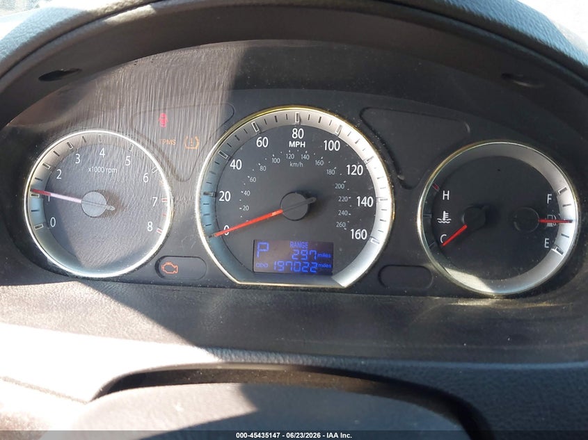 2009 Hyundai Sonata VIN 5NPEU46C29H491710 IAAI salvage auction — FRONT END, Salvage (Ohio), sold $250 on 2026-07-22 (photo 7)