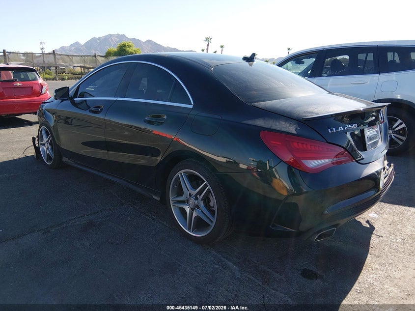 2014 Mercedes-benz Cla-klasse VIN WDDSJ4EB5EN119993 IAAI salvage auction — LEFT FRONT, Salvage (Nevada), sold $2,425 on 2026-08-07 (photo 3)