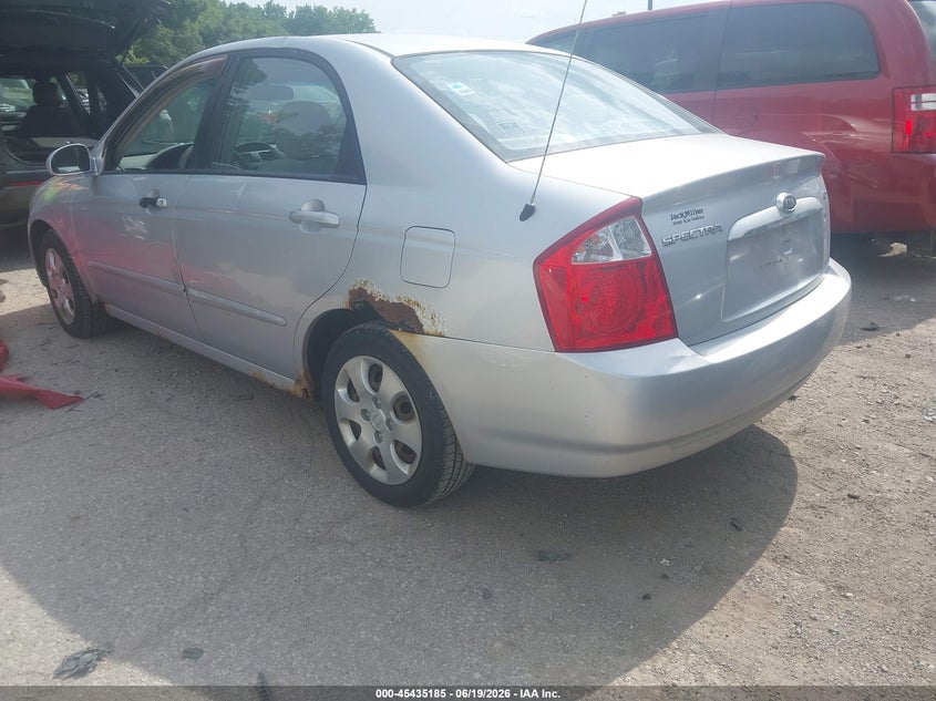 2006 Kia Spectra VIN KNAFE121665265733 IAAI salvage auction — NORMAL WEAR, Clear (Kansas), sold $500 on 2026-07-08 (photo 3)