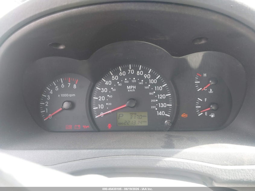 2006 Kia Spectra VIN KNAFE121665265733 IAAI salvage auction — NORMAL WEAR, Clear (Kansas), sold $500 on 2026-07-08 (photo 7)
