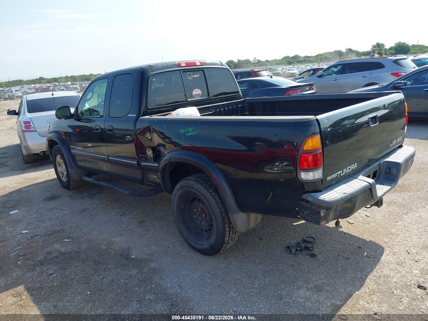 2002 Toyota Tundra VIN 5TBBT481X2S240623 IAAI salvage auction — LEFT SIDE, Original (Texas), sold $525 on 2026-07-28 (photo 3)