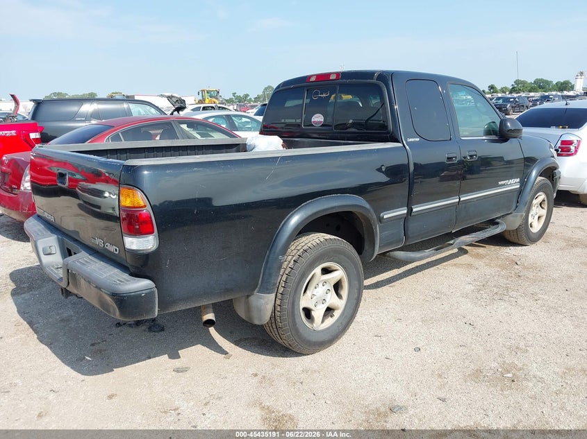 2002 Toyota Tundra VIN 5TBBT481X2S240623 IAAI salvage auction — LEFT SIDE, Original (Texas), sold $525 on 2026-07-28 (photo 4)