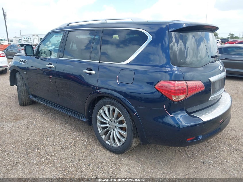 2015 Infiniti Qx80 VIN JN8AZ2NC0F9371242 IAAI salvage auction — FRONT END, Original (Texas), sold $3,200 on 2026-07-29 (photo 3)