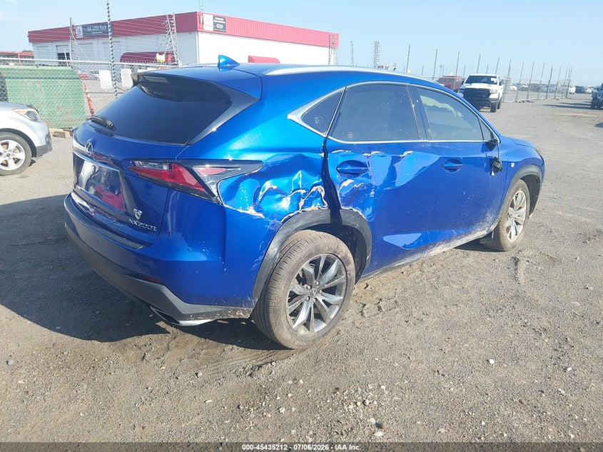 2016 Lexus Nx VIN JTJYARBZ6G2038473 IAAI salvage auction — RIGHT SIDE, Salvage (Arkansas), sold $4,000 on 2026-07-29 (photo 4)