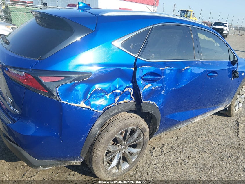 2016 Lexus Nx VIN JTJYARBZ6G2038473 IAAI salvage auction — RIGHT SIDE, Salvage (Arkansas), sold $4,000 on 2026-07-29 (photo 6)