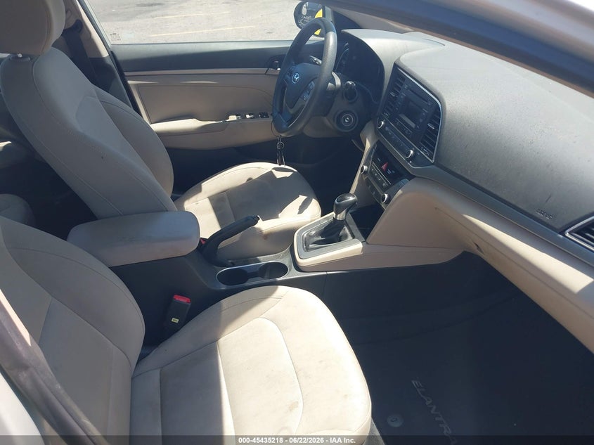 2017 Hyundai Elantra VIN KMHD74LFXHU398595 IAAI salvage auction — FRONT END, Salvage (California), sold $2,000 on 2026-07-06 (photo 5)