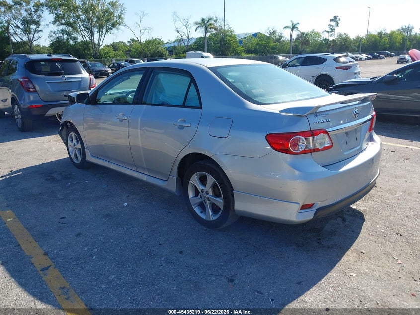 2013 Toyota Corolla VIN 5YFBU4EE1DP173871 IAAI salvage auction — FRONT END, Rebuildable (Florida), sold $1,850 on 2026-07-09 (photo 3)