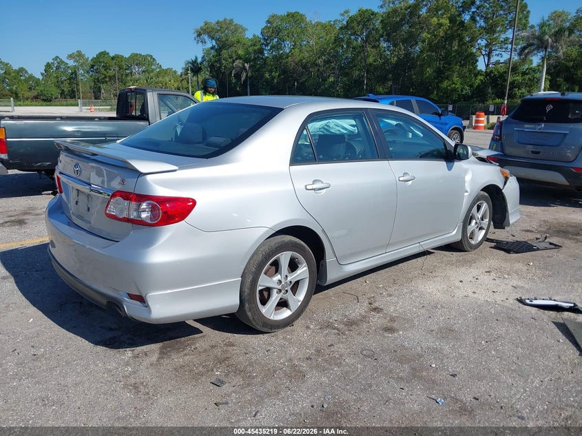 2013 Toyota Corolla VIN 5YFBU4EE1DP173871 IAAI salvage auction — FRONT END, Rebuildable (Florida), sold $1,850 on 2026-07-09 (photo 4)