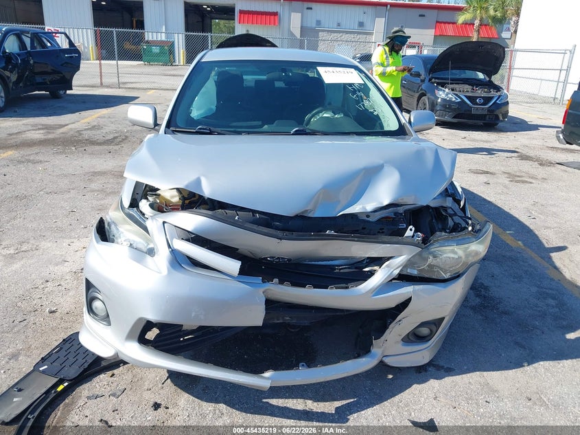 2013 Toyota Corolla VIN 5YFBU4EE1DP173871 IAAI salvage auction — FRONT END, Rebuildable (Florida), sold $1,850 on 2026-07-09 (photo 6)