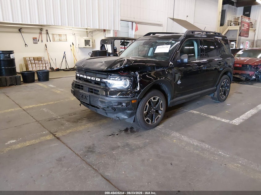 2022 Ford Bronco sport VIN 3FMCR9C64NRD03373 IAAI salvage auction — FRONT END, Salvage (Oregon), sold $8,000 on 2026-08-20 (photo 2)