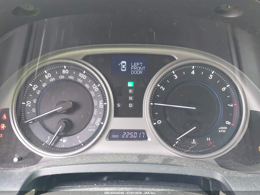 2006 Lexus Is 250 VIN JTHCK262862006751 IAAI salvage auction — NORMAL WEAR, Clear (Massachusetts), sold $275 on 2026-07-27 (photo 7)