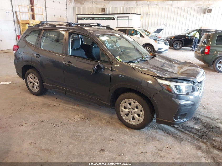2021 Subaru Forester VIN JF2SKADC9MH449344 IAAI salvage auction — STORM DAMAGE, Clear (Michigan), sold $6,725 on 2026-07-28 (photo 1)