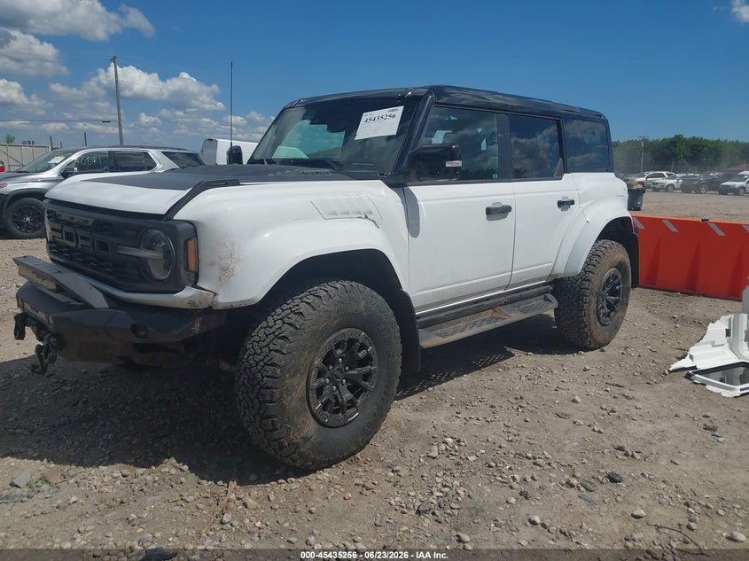2024 Ford Bronco VIN 1FMEE0RR9RLB00792 IAAI salvage auction — RIGHT REAR, Clear Claim Paid (Wisconsin), sold $41,600 on 2026-07-06 (photo 2)