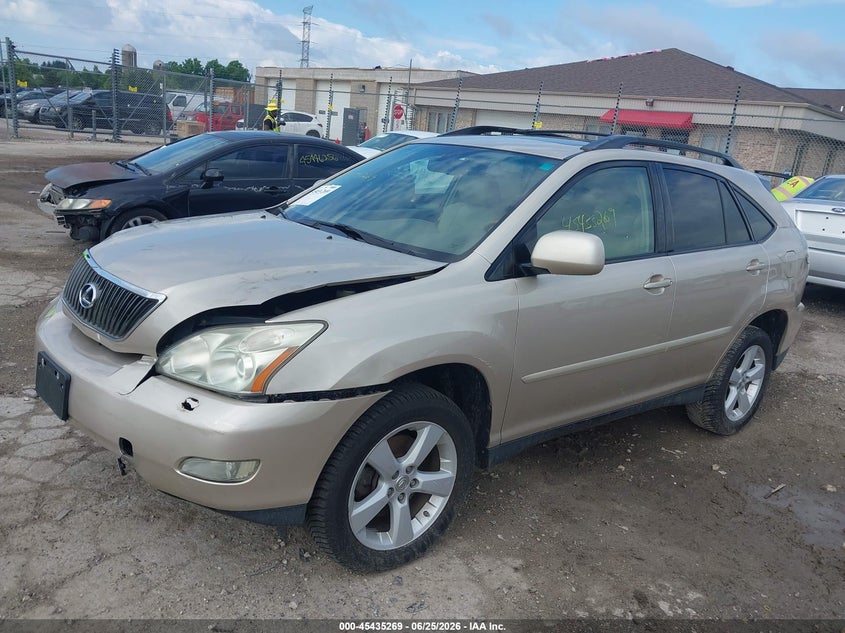 2007 Lexus Rx 350 VIN 2T2HK31U67C033192 IAAI salvage auction — FRONT END, Clear (Wisconsin), sold $1,050 on 2026-07-09 (photo 2)