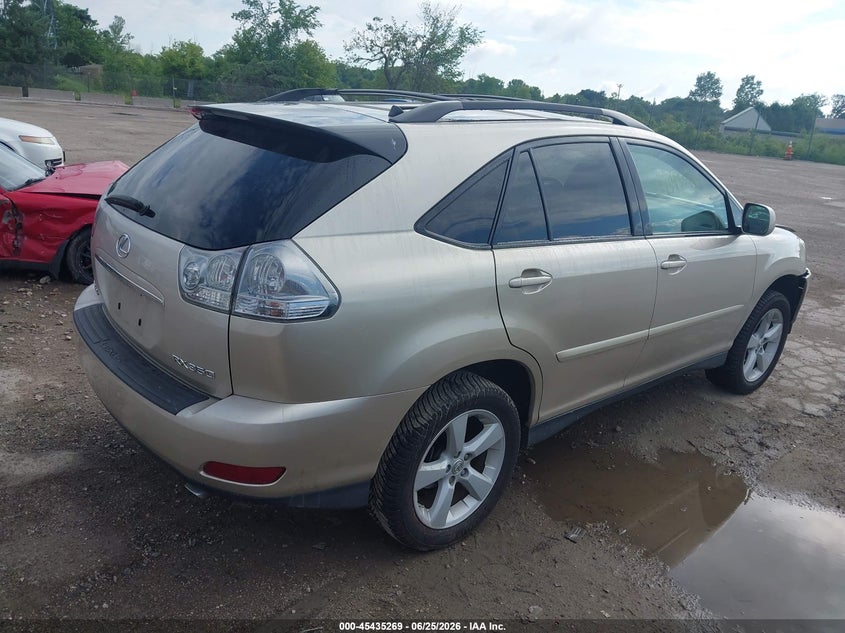 2007 Lexus Rx 350 VIN 2T2HK31U67C033192 IAAI salvage auction — FRONT END, Clear (Wisconsin), sold $1,050 on 2026-07-09 (photo 4)
