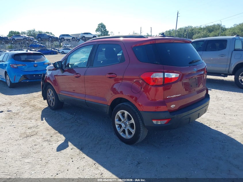 2020 Ford Ecosport VIN MAJ3S2GE2LC329487 IAAI salvage auction — FRONT END, Certificate Of Destruction (Florida), sold $750 on 2026-07-28 (photo 3)