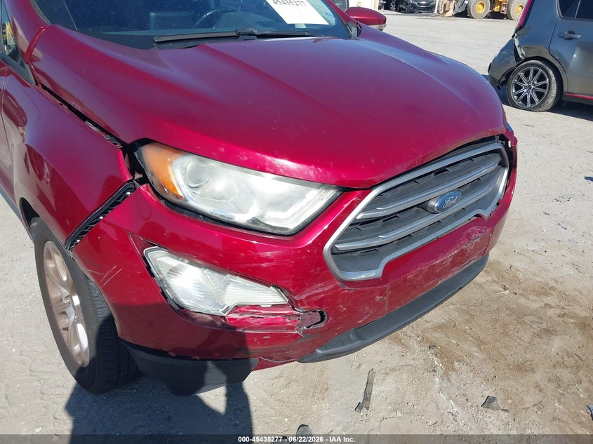 2020 Ford Ecosport VIN MAJ3S2GE2LC329487 IAAI salvage auction — FRONT END, Certificate Of Destruction (Florida), sold $750 on 2026-07-28 (photo 6)