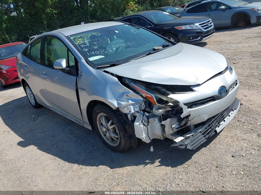 2021 Toyota Prius VIN JTDKAMFU2M3140157 IAAI salvage auction — FRONT END, Salvage (Indiana), sold $3,800 on 2026-07-08 (photo 1)
