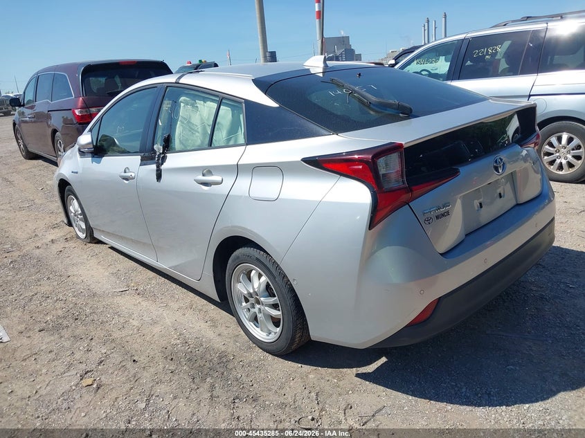 2021 Toyota Prius VIN JTDKAMFU2M3140157 IAAI salvage auction — FRONT END, Salvage (Indiana), sold $3,800 on 2026-07-08 (photo 3)