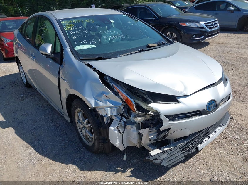 2021 Toyota Prius VIN JTDKAMFU2M3140157 IAAI salvage auction — FRONT END, Salvage (Indiana), sold $3,800 on 2026-07-08 (photo 6)