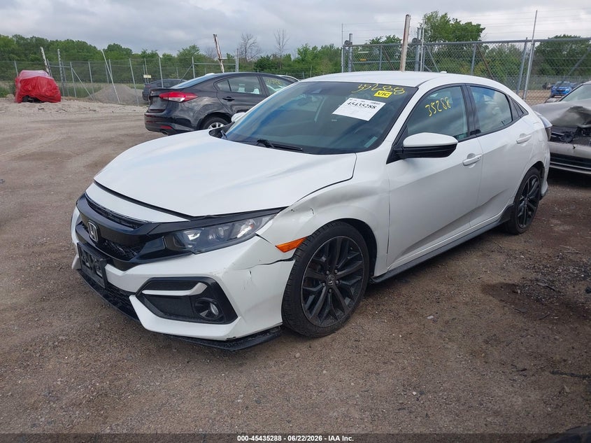 2020 Honda Civic VIN SHHFK7H40LU210302 IAAI salvage auction — FRONT & REAR, Salvage Title, sold $3,000 on 2026-07-23 (photo 2)