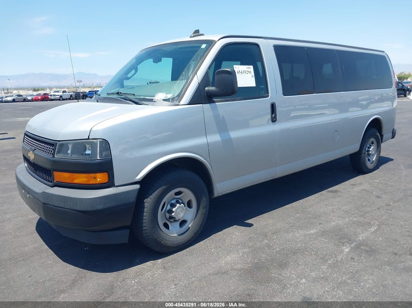 2018 Chevrolet Express 3500 VIN 1GAZGNFG4J1273287 IAAI salvage auction — FRONT END, Sf97 (Nevada), sold $16,100 on 2026-07-28 (photo 2)