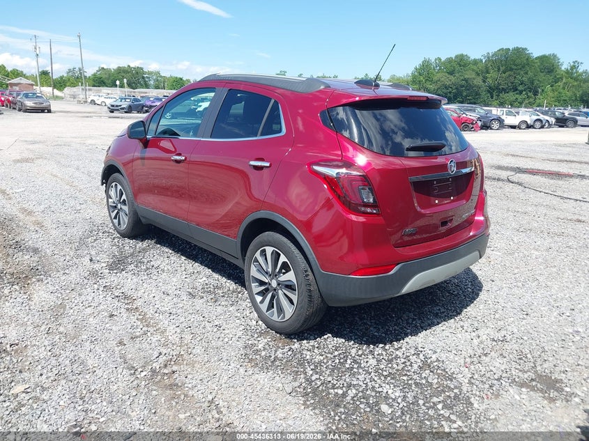 2022 Buick Encore VIN KL4CJESM8NB553282 IAAI salvage auction — FRONT END, Salvage (North Carolina), sold $2,700 on 2026-08-02 (photo 3)
