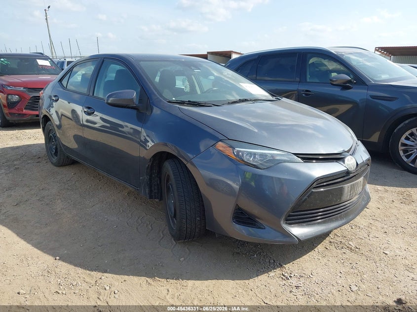 2017 Toyota Corolla VIN 5YFBURHE4HP718041 IAAI salvage auction — HAIL, Nrc Lienholder Repossession Paperwork (Texas), sold $4,500 on 2026-07-21 (photo 1)
