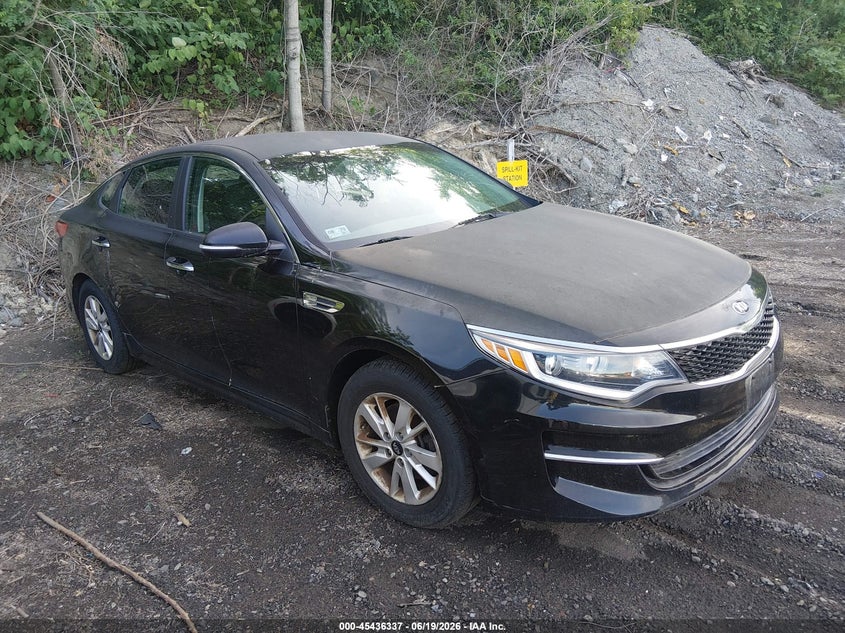 2016 Kia Optima VIN 5XXGT4L3XGG090785 IAAI salvage auction — NORMAL WEAR, Clear (Rhode Island), sold $600 on 2026-07-07 (photo 1)