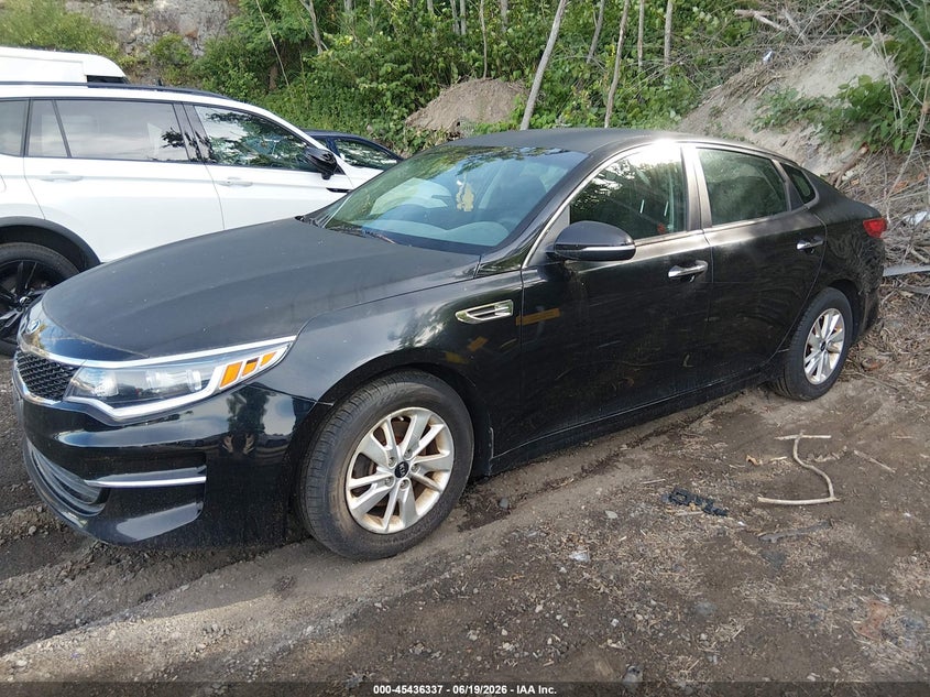 2016 Kia Optima VIN 5XXGT4L3XGG090785 IAAI salvage auction — NORMAL WEAR, Clear (Rhode Island), sold $600 on 2026-07-07 (photo 2)