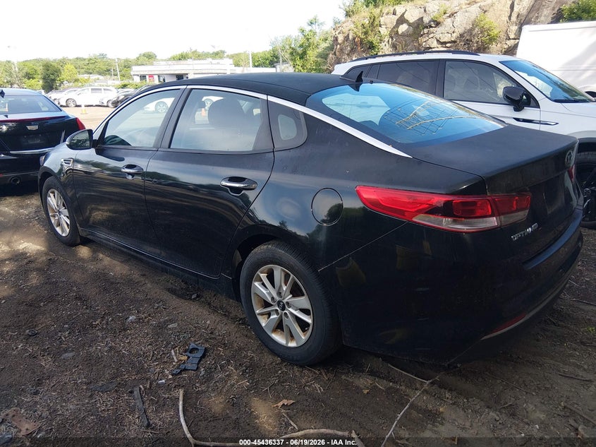 2016 Kia Optima VIN 5XXGT4L3XGG090785 IAAI salvage auction — NORMAL WEAR, Clear (Rhode Island), sold $600 on 2026-07-07 (photo 3)