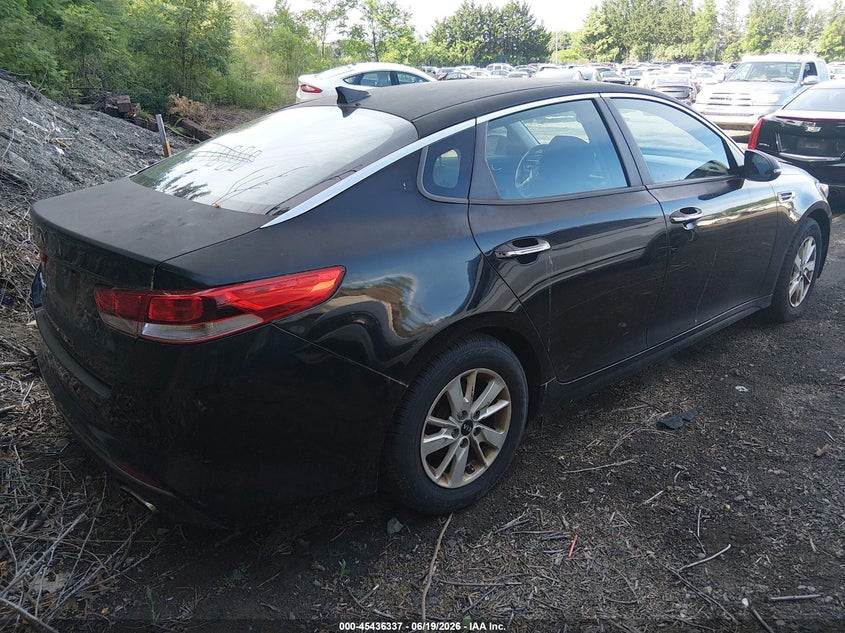 2016 Kia Optima VIN 5XXGT4L3XGG090785 IAAI salvage auction — NORMAL WEAR, Clear (Rhode Island), sold $600 on 2026-07-07 (photo 4)