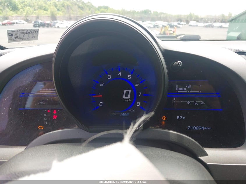 2015 Honda Cr-z VIN JHMZF1D6XFS001002 IAAI salvage auction — FRONT END, Salvage (Pennsylvania), sold $25 on 2026-07-28 (photo 7)