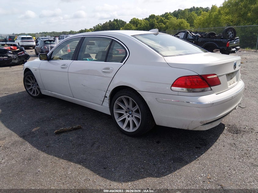 2006 BMW 7 series VIN WBAHN83516DT62671 IAAI salvage auction — LEFT SIDE, Salvage (Mississippi), sold $425 on 2026-07-15 (photo 3)