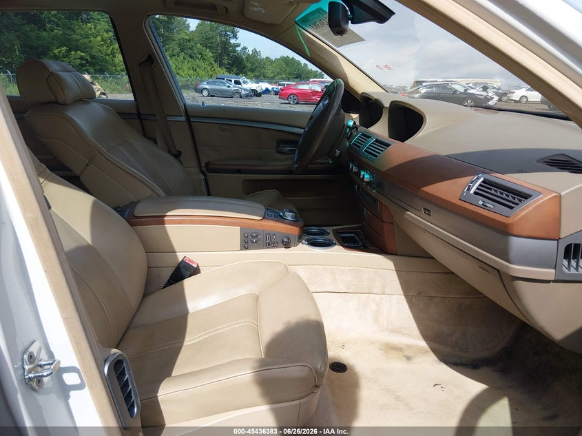 2006 BMW 7 series VIN WBAHN83516DT62671 IAAI salvage auction — LEFT SIDE, Salvage (Mississippi), sold $425 on 2026-07-15 (photo 5)