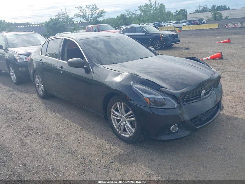 2012 Infiniti G VIN JN1CV6AR9CM674310 IAAI salvage auction — NORMAL WEAR, Clear (New York), sold $775 on 2026-07-21 (photo 1)