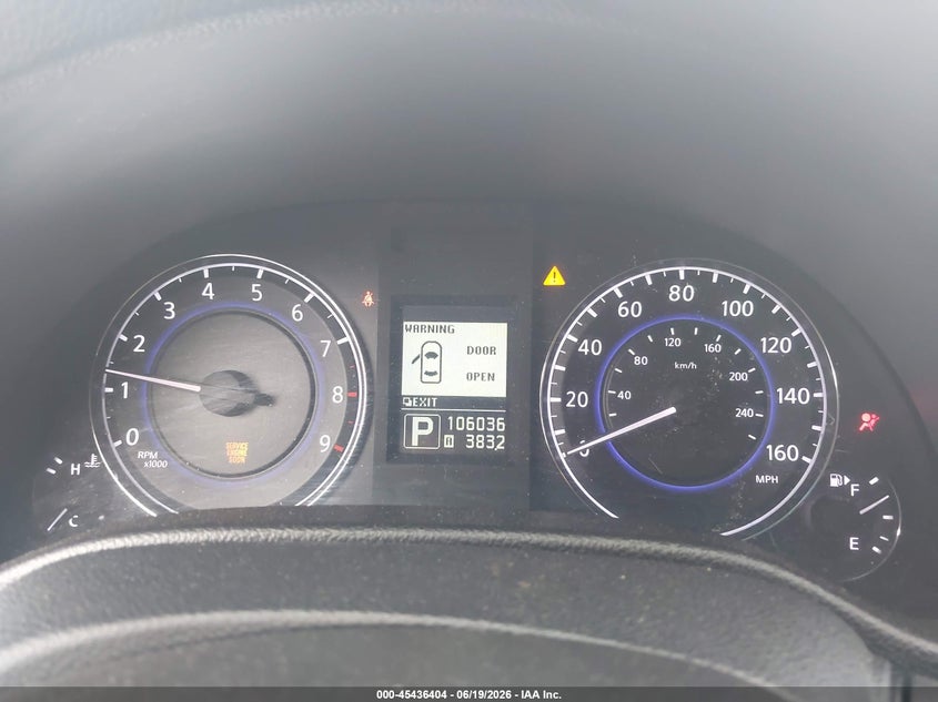 2012 Infiniti G VIN JN1CV6AR9CM674310 IAAI salvage auction — NORMAL WEAR, Clear (New York), sold $775 on 2026-07-21 (photo 7)