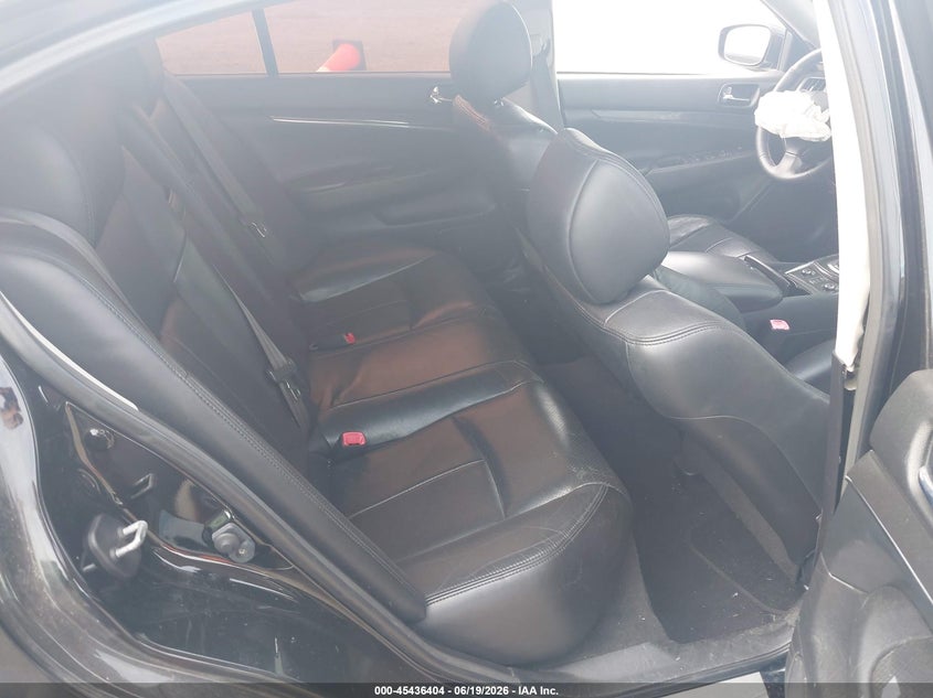 2012 Infiniti G VIN JN1CV6AR9CM674310 IAAI salvage auction — NORMAL WEAR, Clear (New York), sold $775 on 2026-07-21 (photo 8)