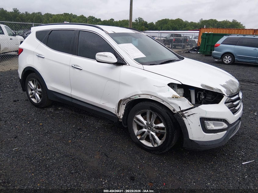 2013 Hyundai Santa fe VIN 5XYZU3LA6DG026622 IAAI salvage auction — UNKNOWN, Salvage - 75% Or Less (Maryland), sold $975 on 2026-07-09 (photo 1)