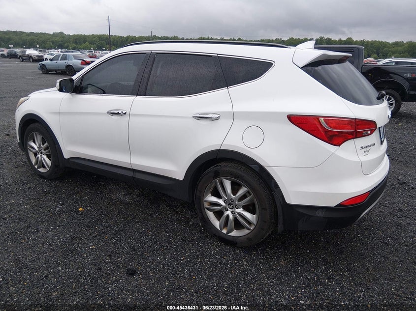 2013 Hyundai Santa fe VIN 5XYZU3LA6DG026622 IAAI salvage auction — UNKNOWN, Salvage - 75% Or Less (Maryland), sold $975 on 2026-07-09 (photo 3)
