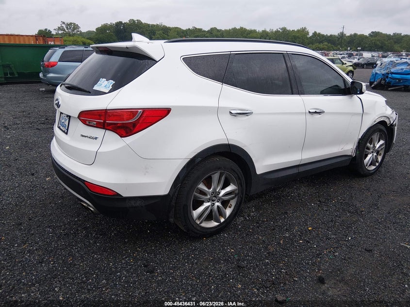 2013 Hyundai Santa fe VIN 5XYZU3LA6DG026622 IAAI salvage auction — UNKNOWN, Salvage - 75% Or Less (Maryland), sold $975 on 2026-07-09 (photo 4)