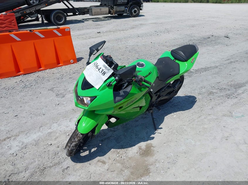 2008 Kawasaki Ex250 VIN JKAEXMJ118DA09405 IAAI salvage auction — SIDE, Salvage (North Carolina), sold $25 on 2026-07-21 (photo 2)