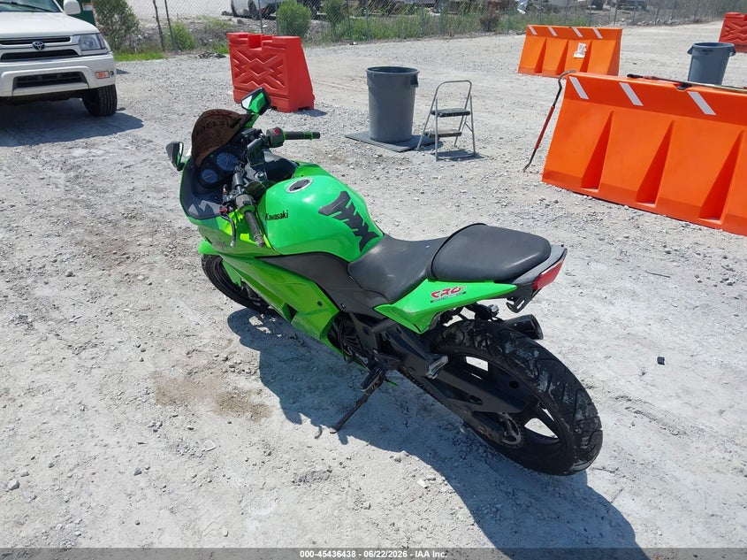 2008 Kawasaki Ex250 VIN JKAEXMJ118DA09405 IAAI salvage auction — SIDE, Salvage (North Carolina), sold $25 on 2026-07-21 (photo 3)