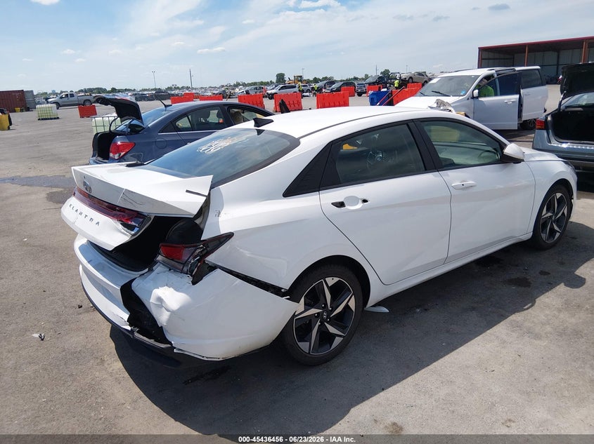 2023 Hyundai Elantra VIN 5NPLS4AG8PH108812 IAAI salvage auction — REAR END, Salvage (Missouri), sold $6,300 on 2026-07-25 (photo 4)