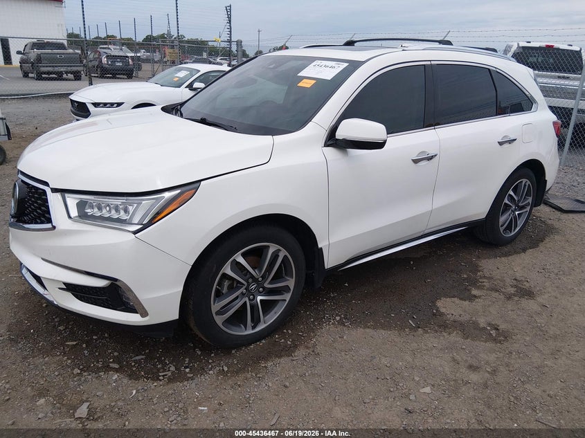 2017 Acura Mdx VIN 5FRYD4H85HB035444 IAAI salvage auction — WATER/FLOOD, Salvage Title, sold $4,200 on 2026-07-18 (photo 2)