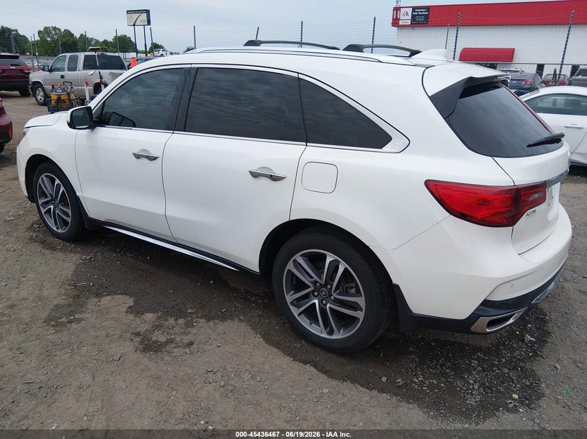 2017 Acura Mdx VIN 5FRYD4H85HB035444 IAAI salvage auction — WATER/FLOOD, Salvage Title, sold $4,200 on 2026-07-18 (photo 3)