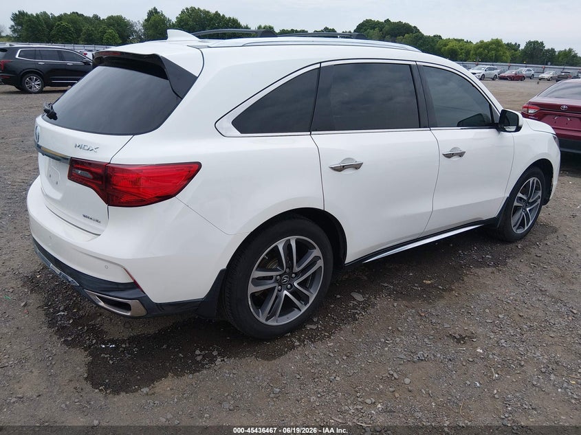 2017 Acura Mdx VIN 5FRYD4H85HB035444 IAAI salvage auction — WATER/FLOOD, Salvage Title, sold $4,200 on 2026-07-18 (photo 4)