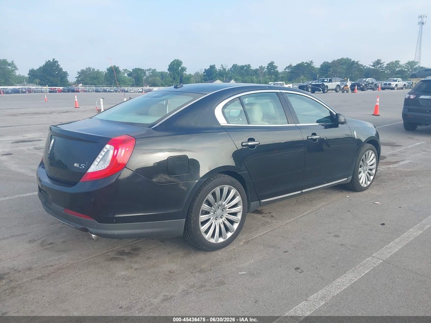 2014 Lincoln Mks VIN 1LNHL9DK9EG610502 IAAI salvage auction — HAIL, Wait Title, sold $1,500 on 2026-09-17 (photo 4)