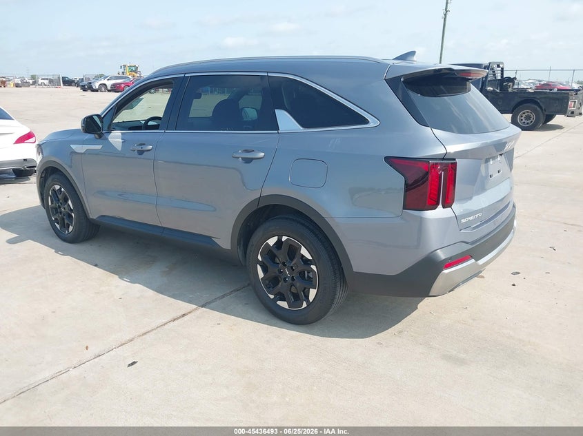 2025 Kia Sorento VIN 5XYRL4JC1SG323274 IAAI salvage auction — HAIL, Salvage Title, sold $17,100 on 2026-09-04 (photo 3)